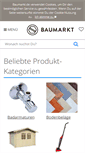 Mobile Screenshot of baumarkt.de