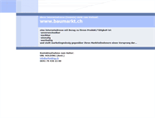 Tablet Screenshot of baumarkt.ch