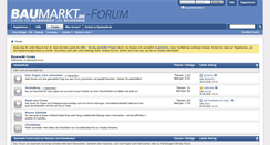Desktop Screenshot of forum.baumarkt.de