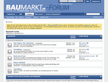 Tablet Screenshot of forum.baumarkt.de
